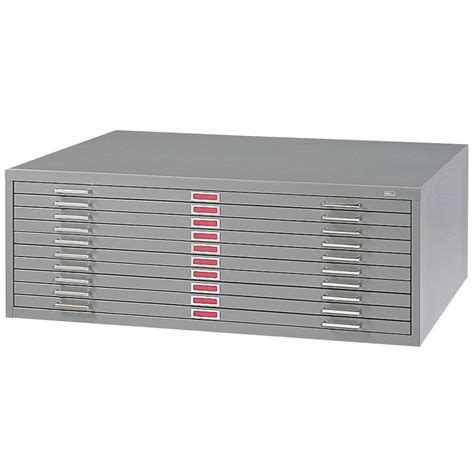 safco 10 drawer flat file